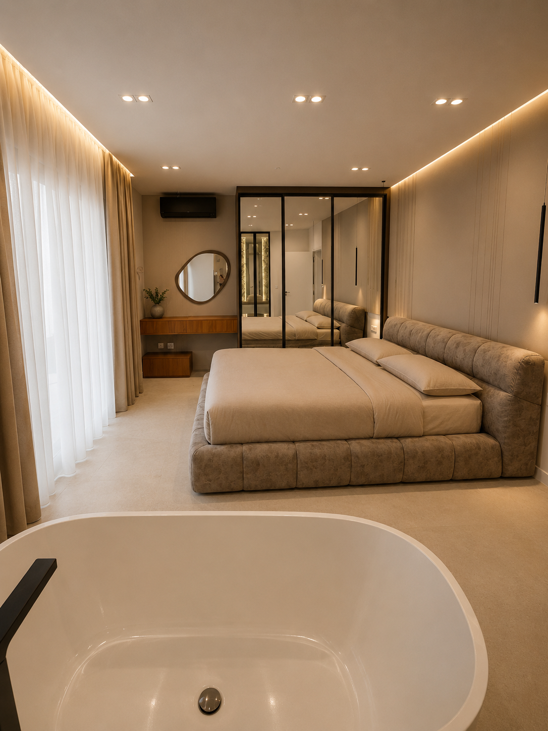 Master bedroom detalj